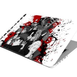 Full Laptop Skin Bubble-Free HD Quality Sticker for Laptops Upto 15.6" Compatible with Apple/Dell/HP/Lenovo/Acer/Asus/Sony (Dustproof|Waterproof|Scratchproof|Reusable)-Akatsuki FL SP