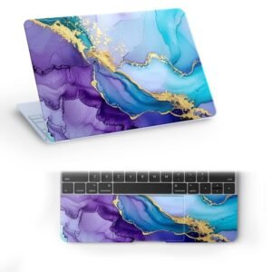 Marbel D29 Top+Wrist Pad Vinyl Laptop Skin/Sticker/Cover for 15 to 15.6 Inches Laptops Laminated-Removable-HD Quality Compatible for Hp-Dell-Sony-Lenovo-Asus etc.(15x10 Inches)