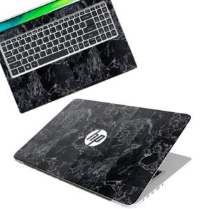 Marble D5 Full Body Vinyl Laptop Skin/Sticker/Cover Upto 15.6 Inches Laptops Laminated-Removable-HD Quality Compatible for Hp (15x10 Inches)