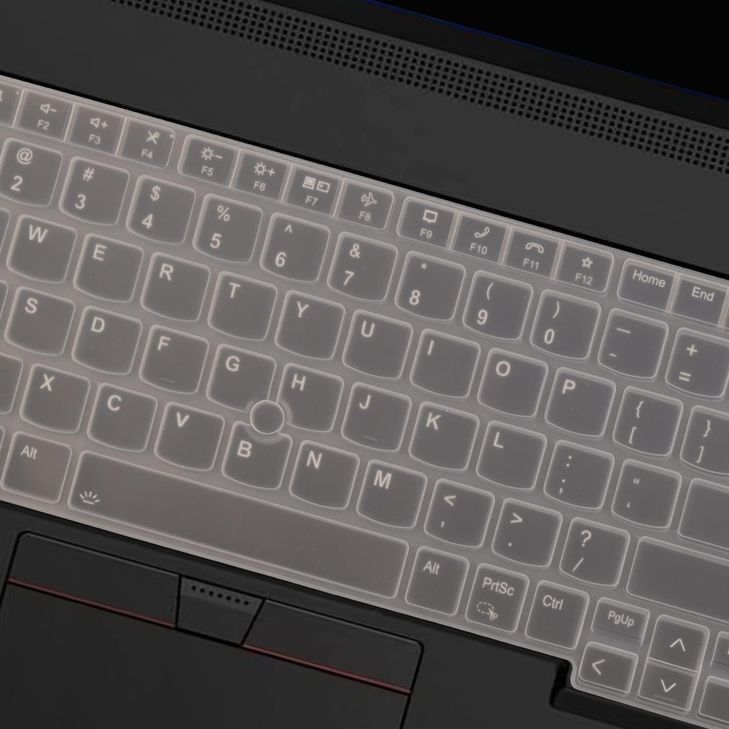 RAYA Silicone Keyboard Cover for Lenovo Thinkpad E16 Thinkpad L16 Thinkpad T16 (Gen2/Gen3) Thinkpad P16 (Gen2/Gen3) Keyboard Protector (Transparent) - Image 6