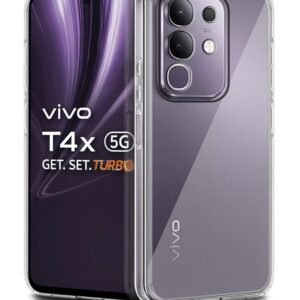 WOW IMAGINE Transparent Back Cover Case for Vivo T4x 5G | iQoo Z10x 5G | Vivo Y31 Pro 5G Raised Bumps for Full Device & Camera Protection Shockproof TPU Silicone Back Case Mobile Cover – Transparent