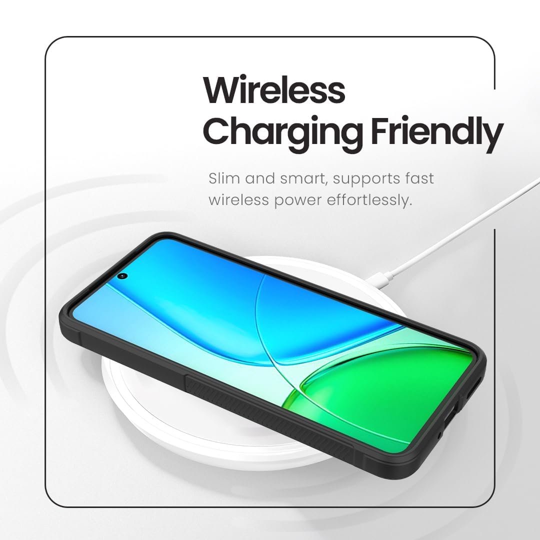 Covers CART Silicon Back Case Cover for iQOO Z10x 5G / Vivo T4x 5G | Liquid Silicon Magic Case with Camera Protection | 360 Degree Protection | Red - Image 7