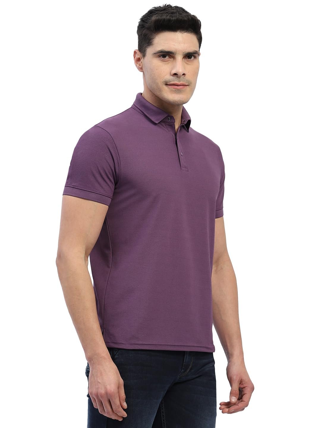 hummel Jaye Half Sleeves Golf Polo T-Shirt for Men – 100% Polyester – Regular Fit Lightweight Breathable Stylish Activewear for Golf, Casual Wear & Outdoor Activities - Image 3