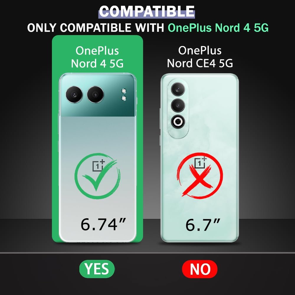 TheGiftKart Back Cover Case for OnePlus Nord 4 5G | Slim & Lightweight | Ultra-Premium Design | Camera Protection Bump | Fabric Texture Case Cover for OnePlus Nord 4 5G (PC & TPU, Black) - Image 2