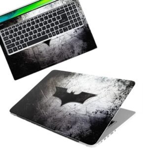 DSGN BATMAN-001-BK Full Body Laptop Skin Bubble-Free| Laminated & Removable | HD Quality Sticker for Laptops Upto 15.6 Inches Compatible with Hp/Dell/Acer/Lenovo/Asus etc