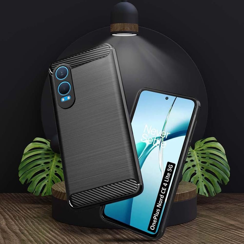 Amazon Brand- Solimo Protective Mobile Cover (Soft & Flexible Back Case) for OnePlus Nord CE4 Lite 5G (Black) - Image 4