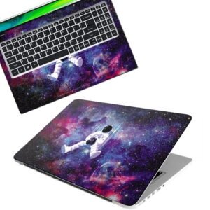 Space D8 Full Body Vinyl Laptop Skin/Sticker/Cover Upto 15.6 Inches Laptops Laminated-Removable-HD Quality Compatible for Hp-Dell-Sony-Lenovo-Asus etc.(15x10 Inches)