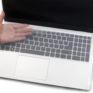 OJOS Keyboard Cover for 2024 2023 15.6" Dell Inspiron 15 3510 3511 3515 3525 3530 3535 5510 5515 5518 7510, Inspiron 16 7610, Vostro 15 3510 5510 5515, Latitude 3520, 2022 Inspiron 15,Clear