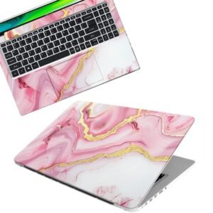 Marble D26 World Full Body Vinyl Laptop Skin/Sticker/Cover Upto 15.6 Inches Laptops Laminated-Removable-HD Quality Compatible for Hp-Dell-Sony-Lenovo-Asus etc.(15x10 Inches)