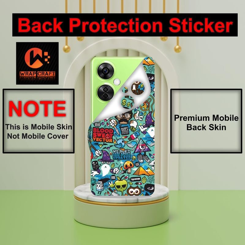 Mobile Skins Compatible with Oppo F31 5G Skin Not Back Cover, Camera & Back Protector Mobile Skin Wrap; Oppo F31 5G-DP-185 - Image 2