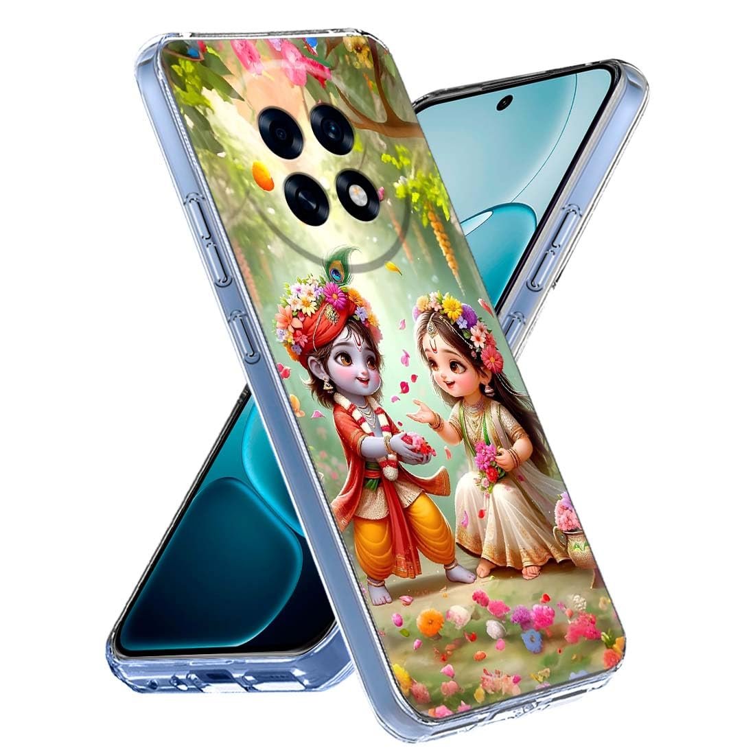 Soft Silicone Designer Printed Full Protection Printed Back Case Cover for Oppo F31 Pro Plus 5G -D3169 - Image 2