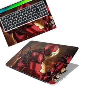 Ironman, Full Body Vinyl Laptop Skin/Sticker/Cover Upto 15.6 Inches Laptops Laminated-Removable-HD Quality Compatible for Hp-Dell-Sony-Lenovo-Asus etc.(15x10 Inches)