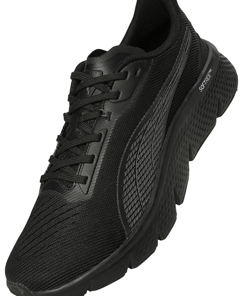Puma , Men, Softride Pro Dynamic Flex Mo, Black-Flat Dark Gray-Flat Medium Gray, Running Shoe, 9UK, (31181101) - Image 7