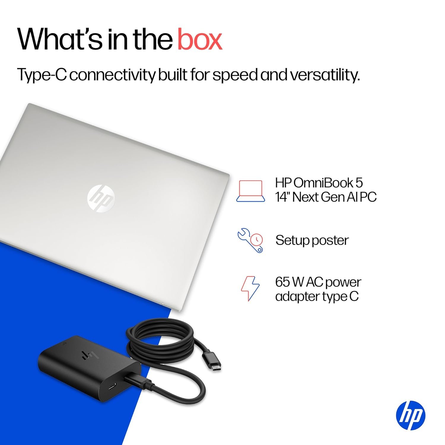 HP OmniBook 5 OLED (Previously Pavilion), Snapdragon X Processor (16GB LPDDR5x, 512GB SSD) 2K, 14''/35.6cm, Win11, M365 Basic(1yr)* Office24, Silver, 1.35kg, he0014QU, Light-Weight, Next-Gen AI Laptop - Image 20