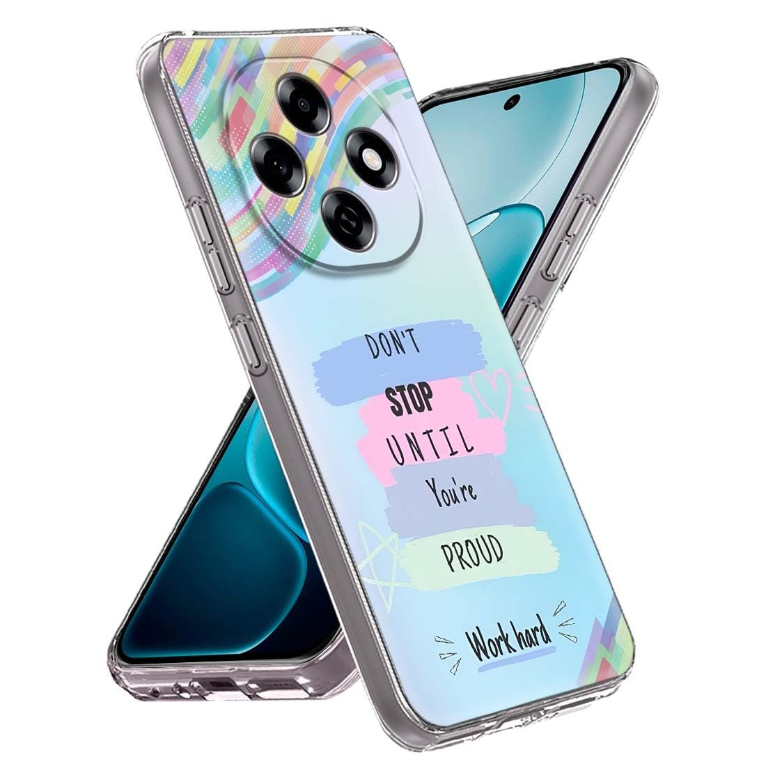 Fashionury Designer Soft Back Cover Case Compatible for Oppo F31 Pro 5G, Printed,Transparent,Flexible, Silicon for Oppo F31 Pro 5G -D3277 - Image 2