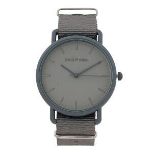 Joker & Witch Tranquil 42mm Grey Dial 20mm Grey Synthetic Strap Watch for Men