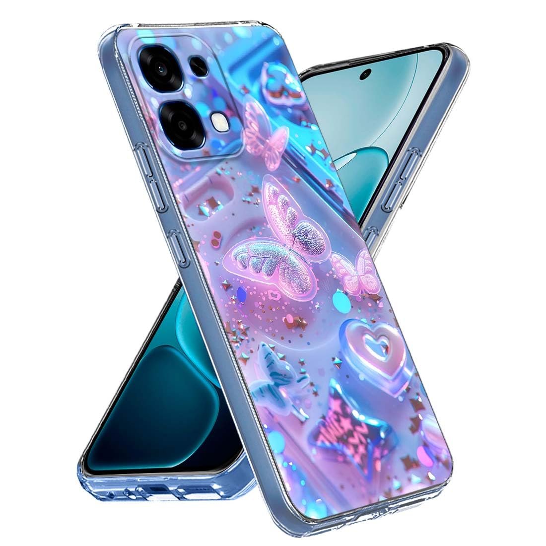 Soft Silicon Slimfit Back Cover for Oppo F31 5G, Stylish Printed Back Cover for Oppo F31 5G -D2165 - Image 2