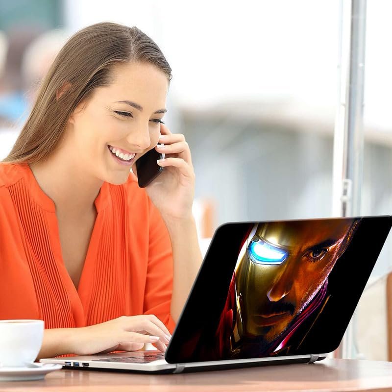 Iron Man D3 Full Body Vinyl Laptop Skin/Sticker/Cover Upto 15.6 Inches Laptops Laminated-Removable-HD Quality Compatible for Hp-Dell-Sony-Lenovo-Asus etc.(15x10 Inches) - Image 4