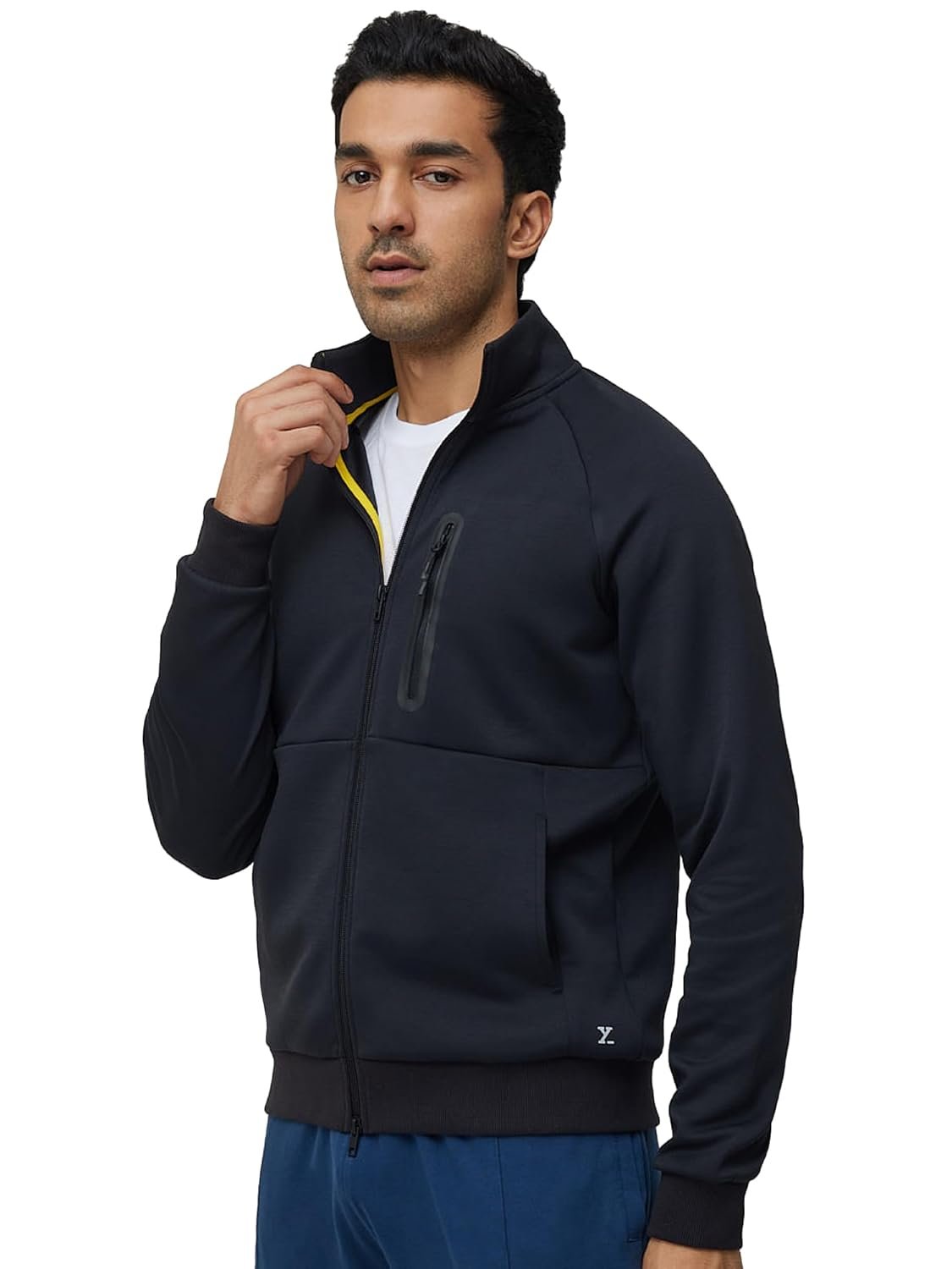 XYXX Men's Alpha Polyester Regular Fit High Neck Zip-Up Jacket - Image 5