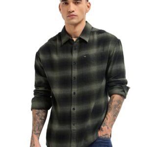 Men’s Multi-Color Slim Fit Checked Cotton Casual Shirt