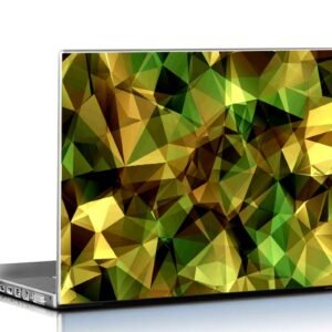 PIXELARTZ Laptop Skins Polygon Camouflage 15.6 Inches Laptop Skins/Stickers for Dell-Lenovo-Acer-HP(1074)