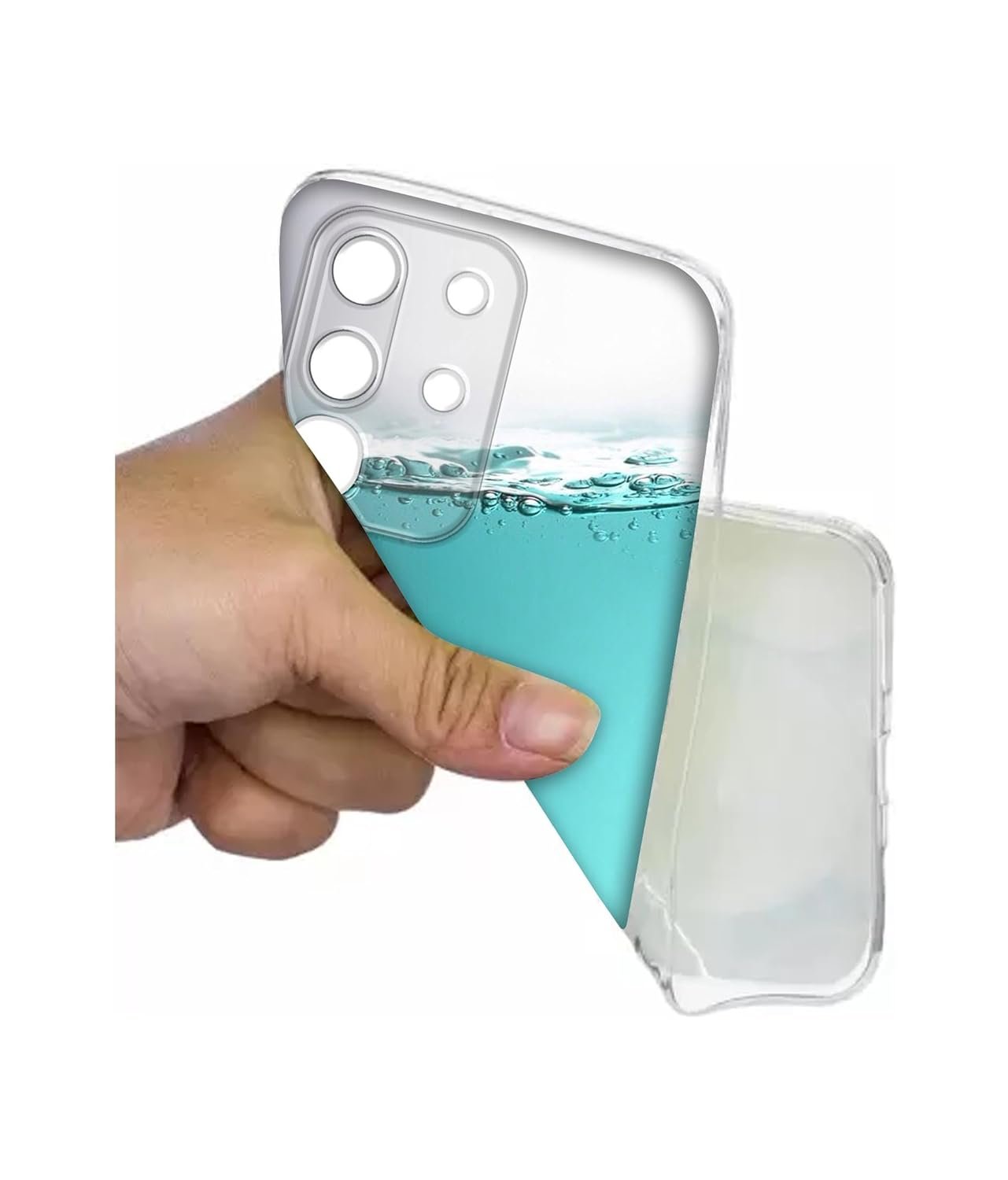 Amazon Brand-Solimo Half Fill Printed Silicon Soft TPU Back Case Cover for Vivo T4x 5G / Y29 4G / Y31 Pro 5G / iQOO Z10x 5G - Image 4