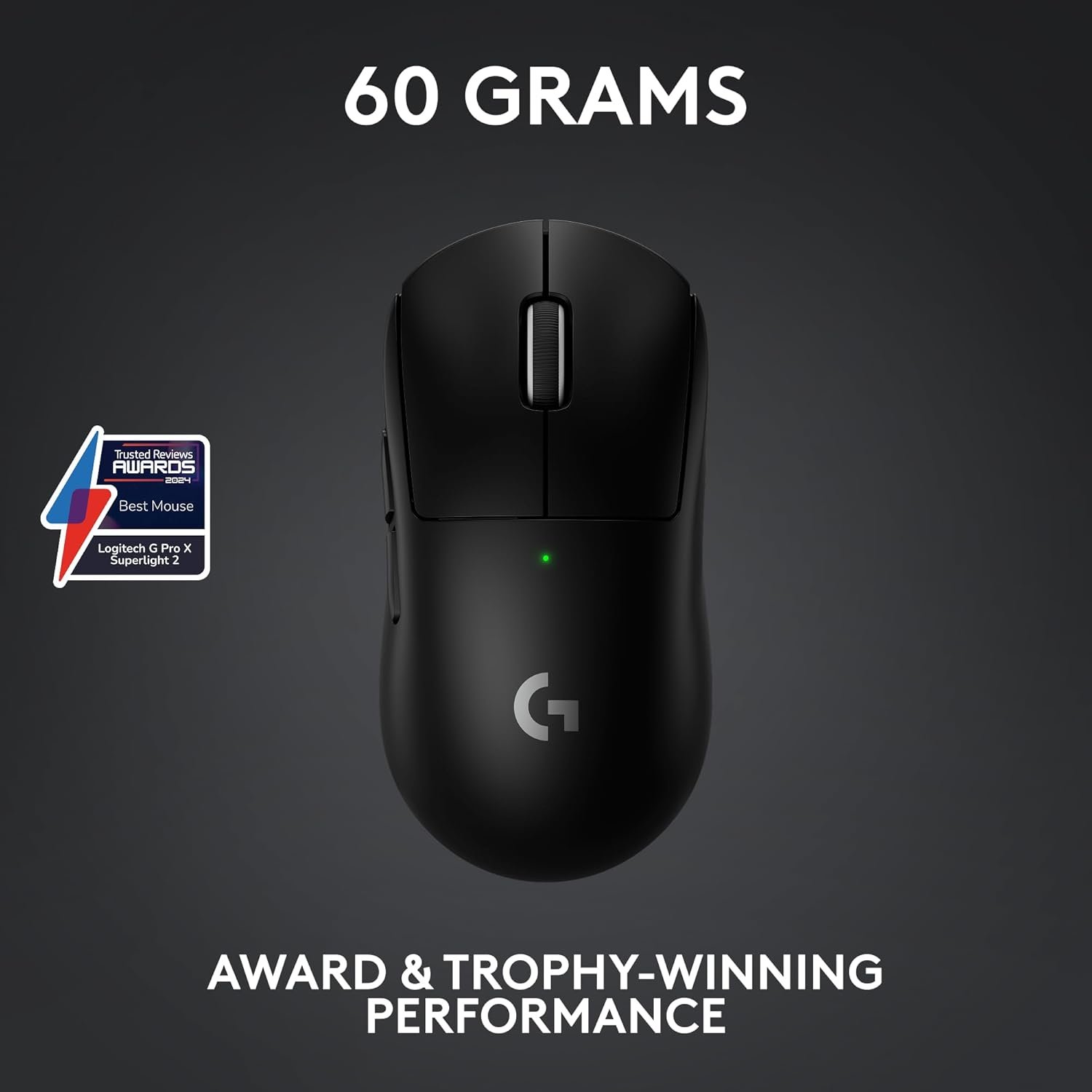 Logitech G PRO X Superlight 2 Lightspeed Wireless Gaming Mouse, Lightweight, LIGHTFORCE Hybrid Switches, Hero 2 Sensor, 32,000 DPI, 5 Programmable Buttons, USB-C Charging, PC & Mac - Black - Image 9