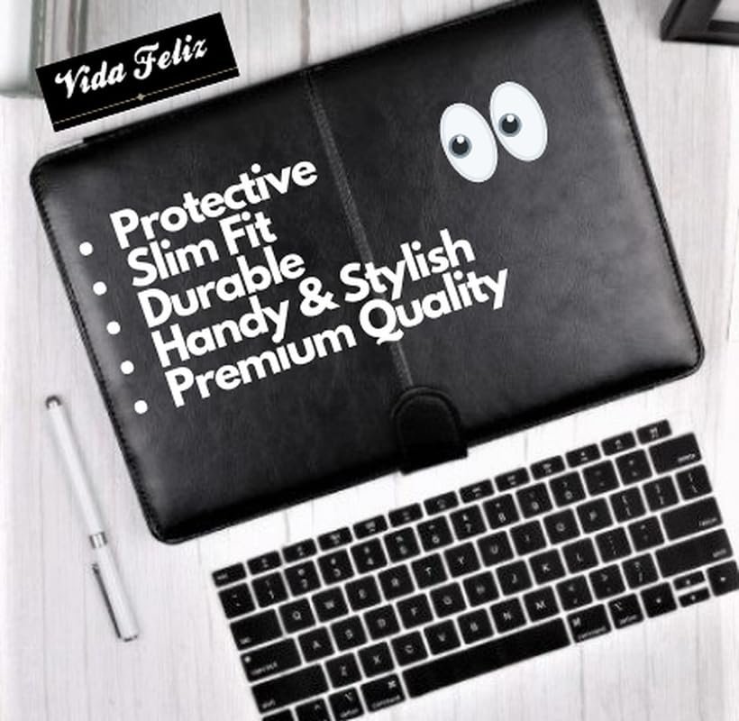 Vivobook 15 PU Leather Case Cover for Asus 15.6-Inch - Compatible with F512/F512DA/F512FA/F512JA/X512 Models, Black (YSB-4EBR) - Image 7