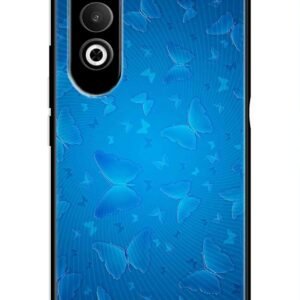Metal TPU Printed Back Cover for OnePlus Nord CE4 5G (Seamless Butterflies) 360 Degree Protection | Camera Protection -29032025(BA)