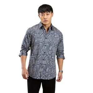 MARK & ALBERT Men’s Slim Fit Cotton Formal Shirt