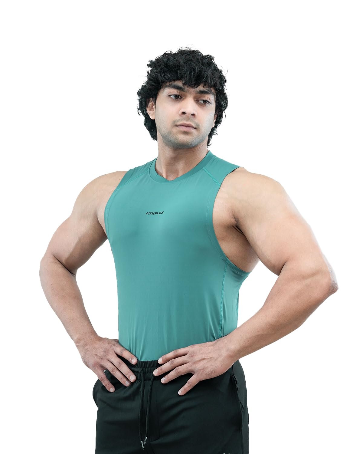 Athflex Men's Body-Fit Ace Compression Tank