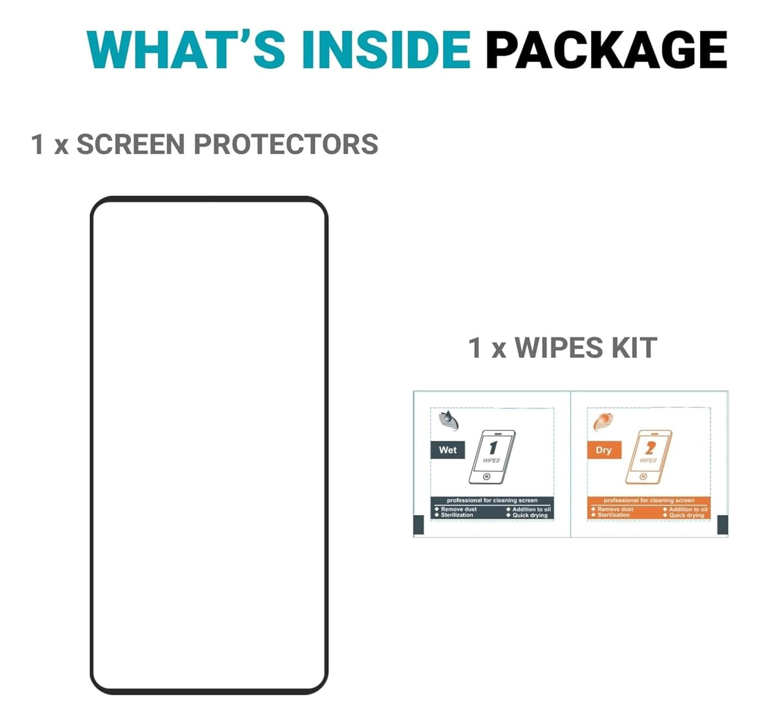 Tempered Glass Screen Protector Compatible For Vivo T4X and Vivo Y39 (6.72 Inch) Black Cellphone With Edge-To-Edge Protector Coverage And Easy Installation Kit - Image 6