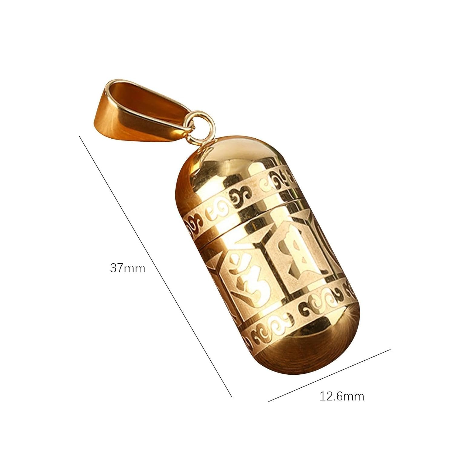 Openable Pendant Locket, Storage Pendant Locket, Memorial Jewelry for Women and Men, Stylish Locket Pendant - Image 2