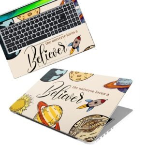 DSGN 16 Full Body Laptop Skin Bubble-Free| Laminated & Removable | HD Quality Sticker for Laptops Upto 15.6 Inches Compatible with Hp/Dell/Acer/Lenovo/Asus etc