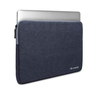 Craloft Laptop Sleeve Cover Bag for 16 Inch MacBook Pro – Slim, Water-Resistant & Protective Case – Perfect for Office & Travel Use (Grey)