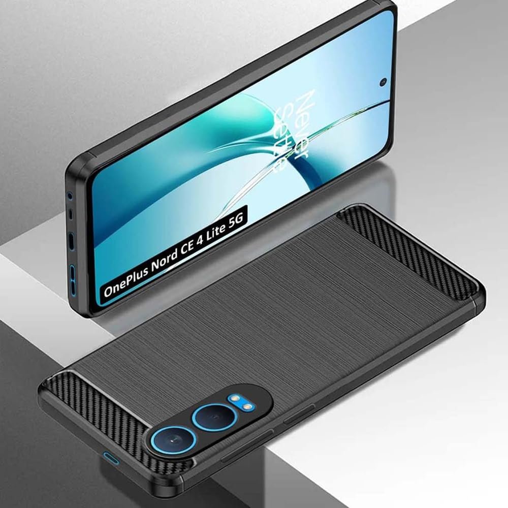Amazon Brand- Solimo Protective Mobile Cover (Soft & Flexible Back Case) for OnePlus Nord CE4 Lite 5G (Black) - Image 5