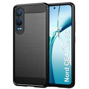 TheGiftKart Rugged ShockProof Back Cover Case for OnePlus Nord CE 4 Lite 5G | Total Camera Protection | Anti-FingerPrint Finish | 360 Degree Protection Back Case for OnePlus Nord CE4 Lite (TPU, Black)