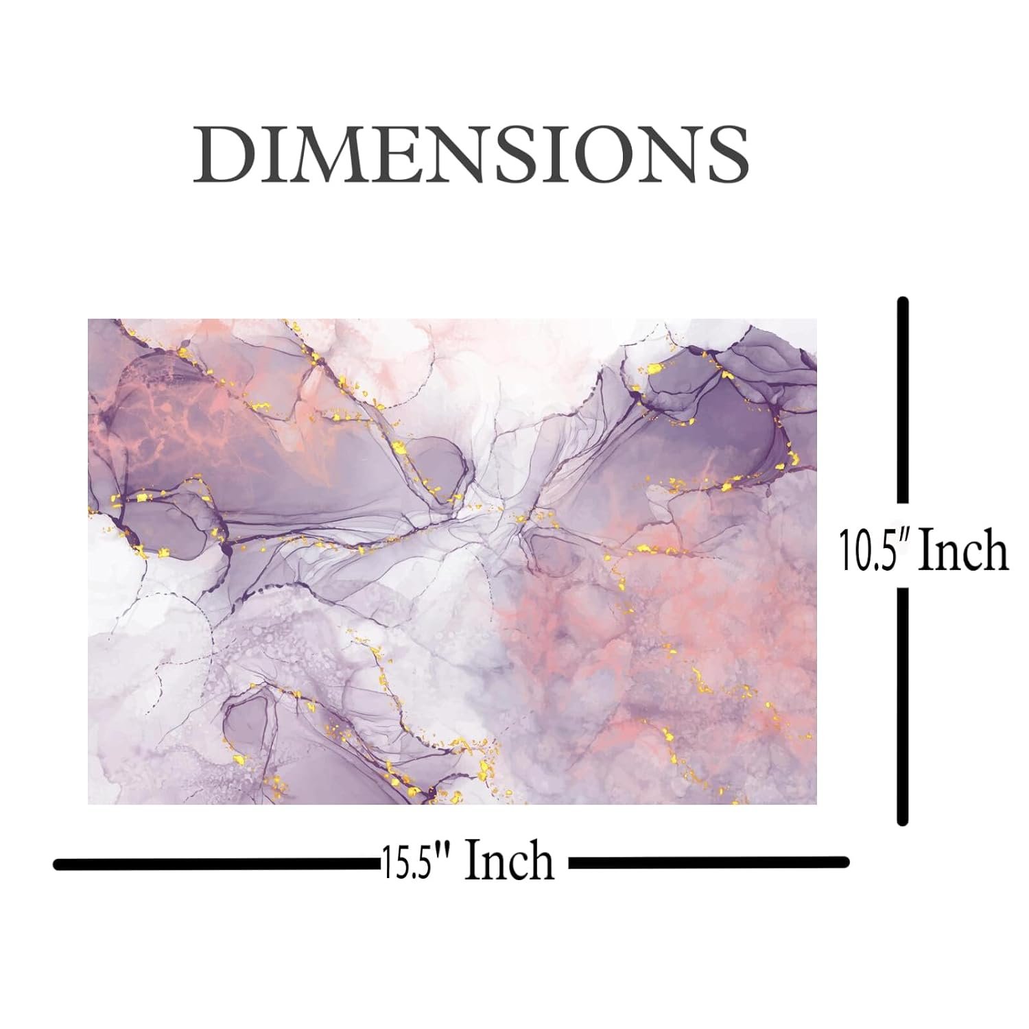 Laptop Skin Stickers Bubble-Free HD Quality Sticker for Laptops Upto 15.6" Compatible with Apple/Dell/HP/Lenovo/Acer/Asus/Sony (Dustproof|Waterproof|Scratchproof|Reusable) - PK MARBLE1 - Image 2