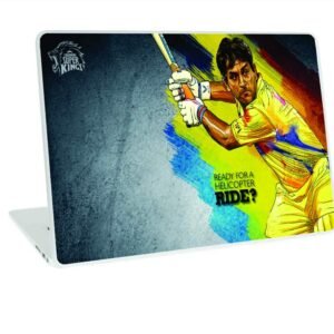Dhoni Vinyl Laptop Skin/Sticker/Cover/Decal Compatible for Any 14 Inches Laptop(Hp/Dell/Sony/Acer/Lenovo/Asus. Etc) Or Notebook.