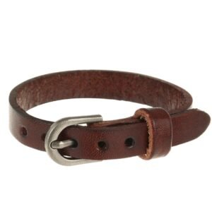 Leather Bracelet for Men, Stylish Wrist Band for Man, Brown Hand Bracelets, Adjustable Bracelet for Man Leather, Gift for Birthday, Valentines Day,Diwali