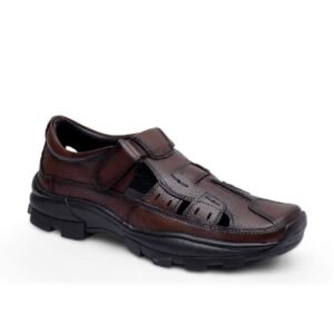 Men’s Leather Sandals – Comfortable, Stylish, and Lightweight Casual Footwear for Travel, Walking, and Outdoor Adventures
