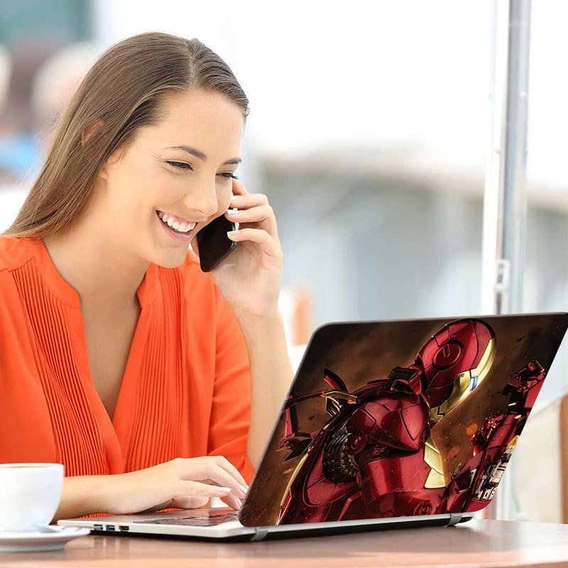 Ironman, Full Body Vinyl Laptop Skin/Sticker/Cover Upto 15.6 Inches Laptops Laminated-Removable-HD Quality Compatible for Hp-Dell-Sony-Lenovo-Asus etc.(15x10 Inches) - Image 4