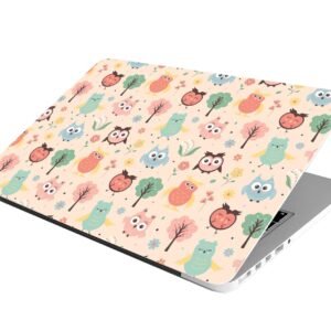 Laptop Skin Stickers HD Quality Sticker for Laptops Upto 15.6" Compatible with Apple/Dell/HP/Lenovo/Acer/Asus/Sony (Dustproof|Waterproof|Scratchproof|Reusable)-OWL1