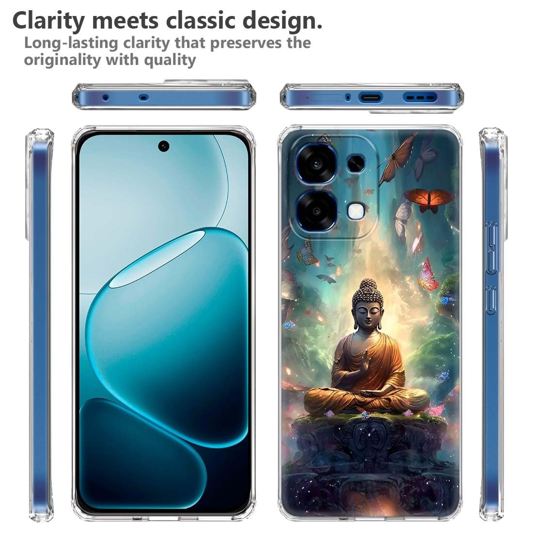 Designer Case for Oppo F31 5G, Back Cover for Oppo F31 5G Printed Back Cover -D2174 - Image 4