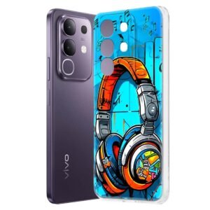 Soft Silicon Slimfit Back Cover for Vivo T4x 5G, Stylish Printed Back Cover for Vivo T4x 5G -D3231