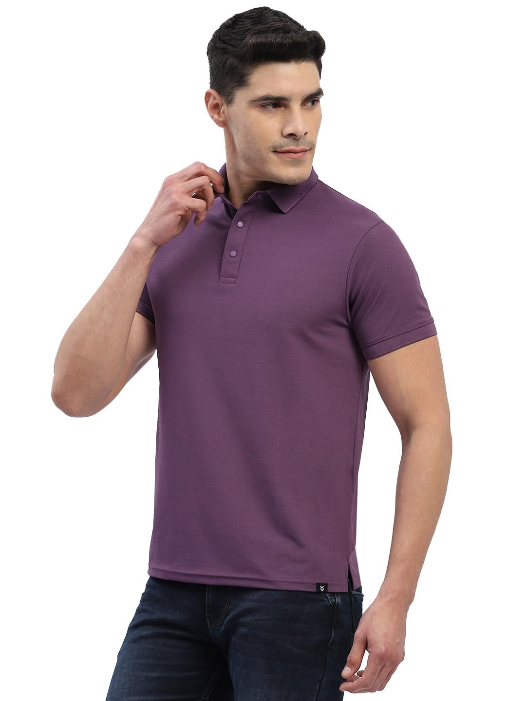 hummel Jaye Half Sleeves Golf Polo T-Shirt for Men – 100% Polyester – Regular Fit Lightweight Breathable Stylish Activewear for Golf, Casual Wear & Outdoor Activities - Image 2