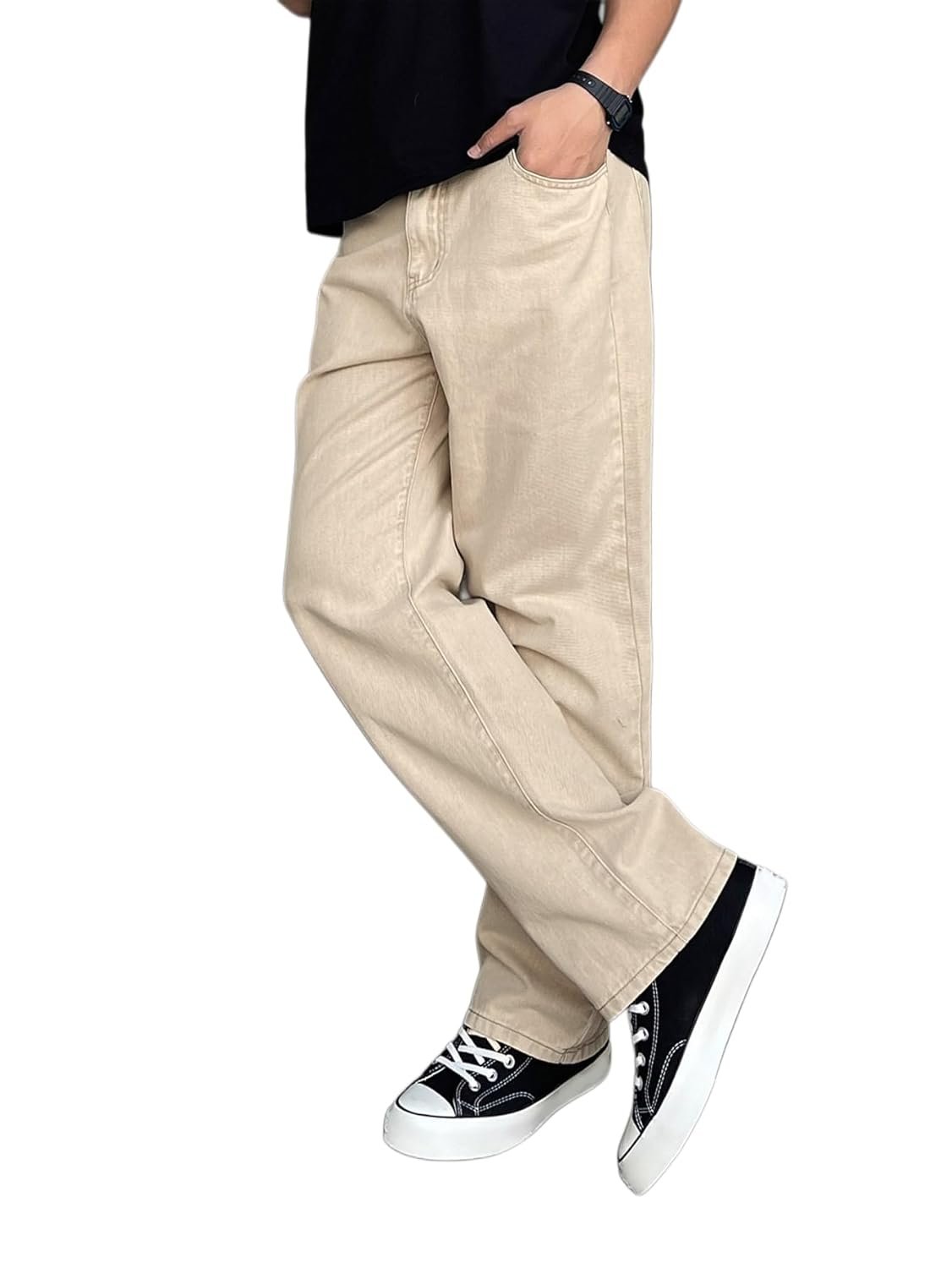 Jeans for Men | Casual Jeans for Men | Loose Fit Denim Streetwear Pants (U-10-17)