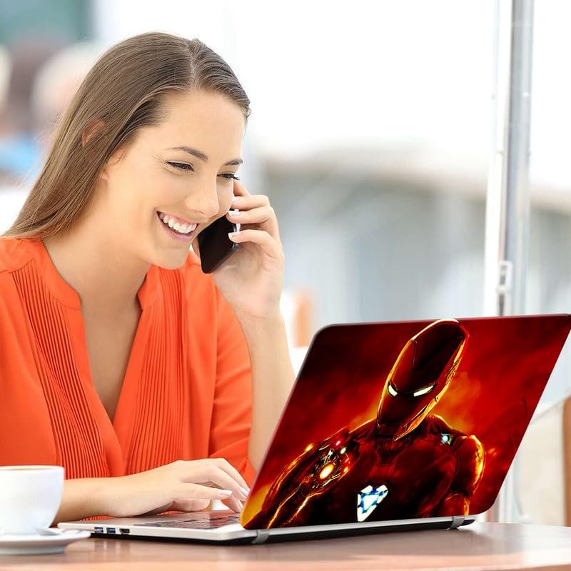 Iron Man D1 Full Body Vinyl Laptop Skin/Sticker/Cover Upto 15.6 Inches Laptops Laminated-Removable-HD Quality Compatible for Hp-Dell-Sony-Lenovo-Asus etc.(15x10 Inches) - Image 4
