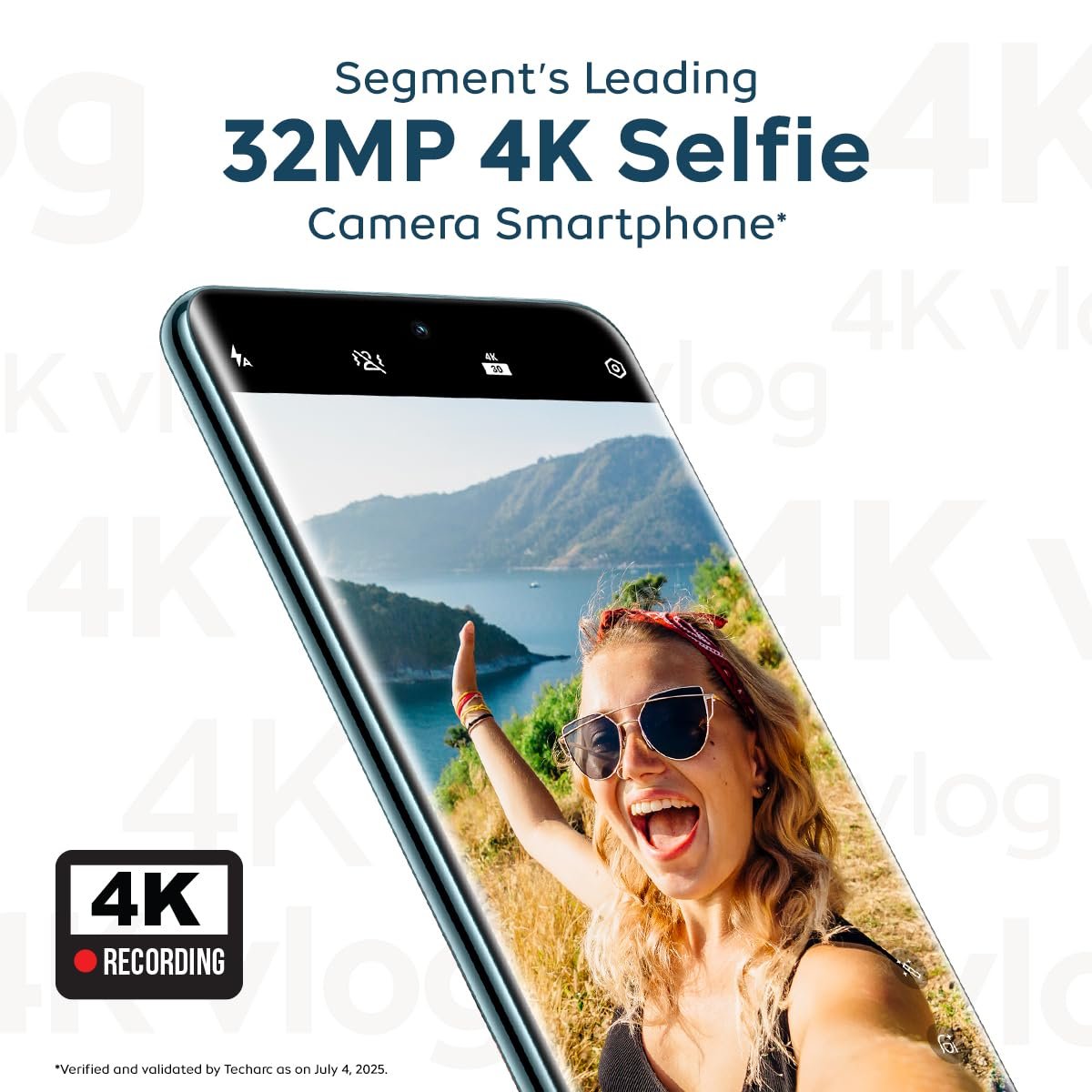 iQOO Z10R 5G (Aquamarine, 8GB RAM, 128GB Storage) | 32MP 4K Selfie Camera | Quad-Curved AMOLED Display | Dimensity 7400 Processor with 750K+ AnTuTu - Image 3