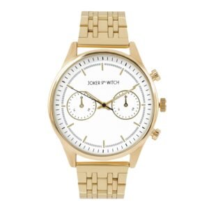 Joker & Witch PU/Stainless Steel Analogue Watch for Men